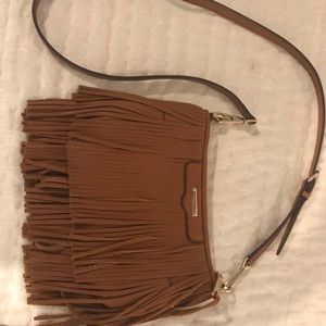 Rebecca Minkoff Brown Fringe Crossbody Bag